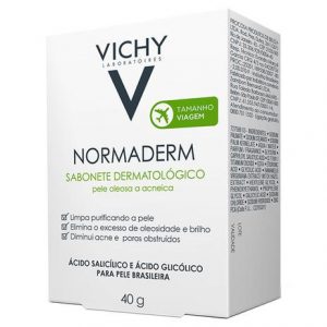 VICHY- Sabonete Dermatológico Normaderm Pele Oleosa a Acneica (40 g)