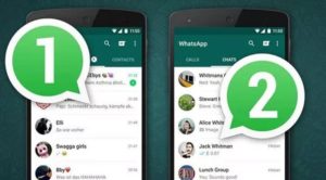 WhatsApp em celular com dois chips